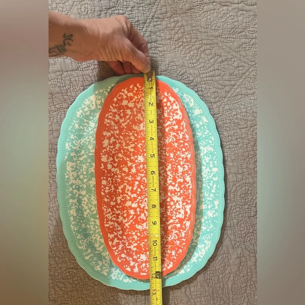 The pioneer women Speckled Oval Platters